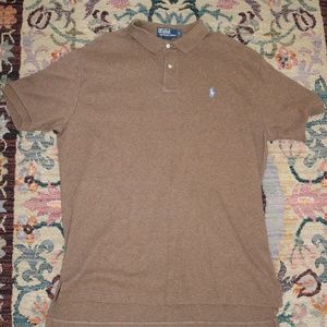 Brown Ralph Lauren Short Sleeve Polo Shirt
